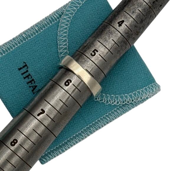 Tiffany & Co. Triple Loving Heart Ring with Box and Storage Pouch SZ 5.5 - Picture 5 of 11